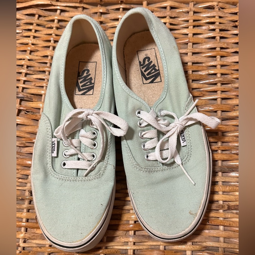 Mint green vans